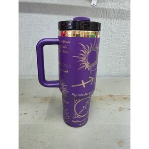 Custom Engraved 40oz Insulated Stainless Steel Tumbler, Sagittarius
